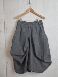 Avery Skirt Black Ticking