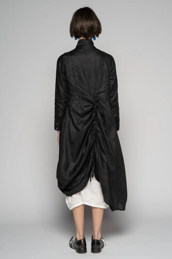 Sabi Black Gather Dress