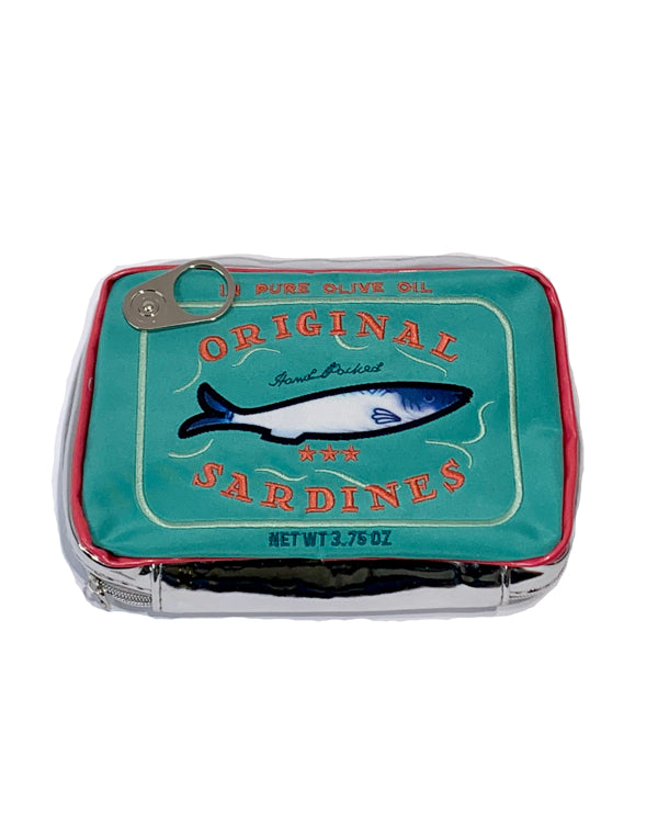 Sardine's Tin Can Gift Cosmetic Bag: Light Blue
