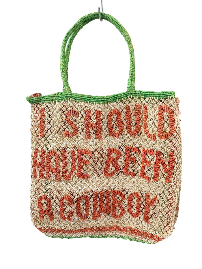 Large Word Bag I Should Have Been A Cowboy