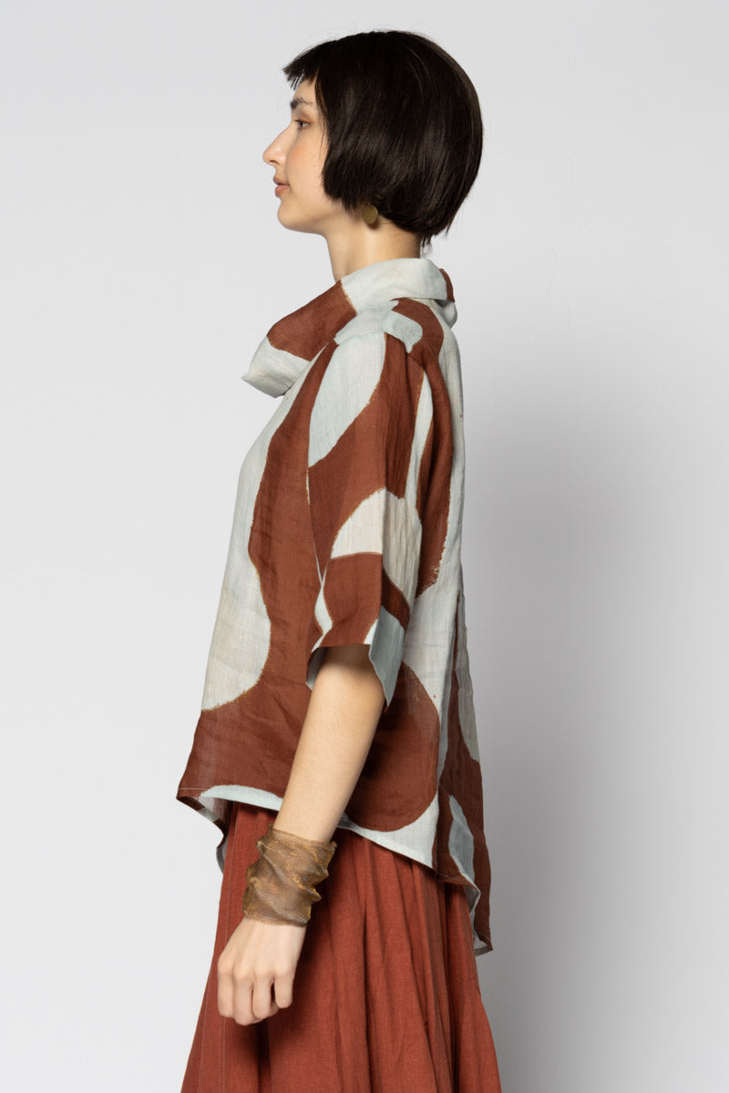 Sumika Copper Neck Top