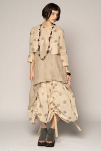 Dotto Natural Gather Skirt