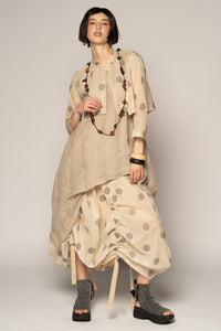 Dotto Natural Gather Skirt
