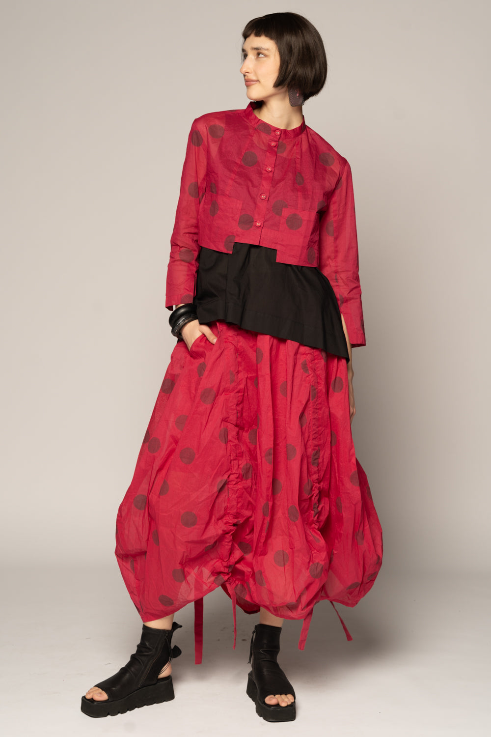 Dotto Rose Gather Skirt