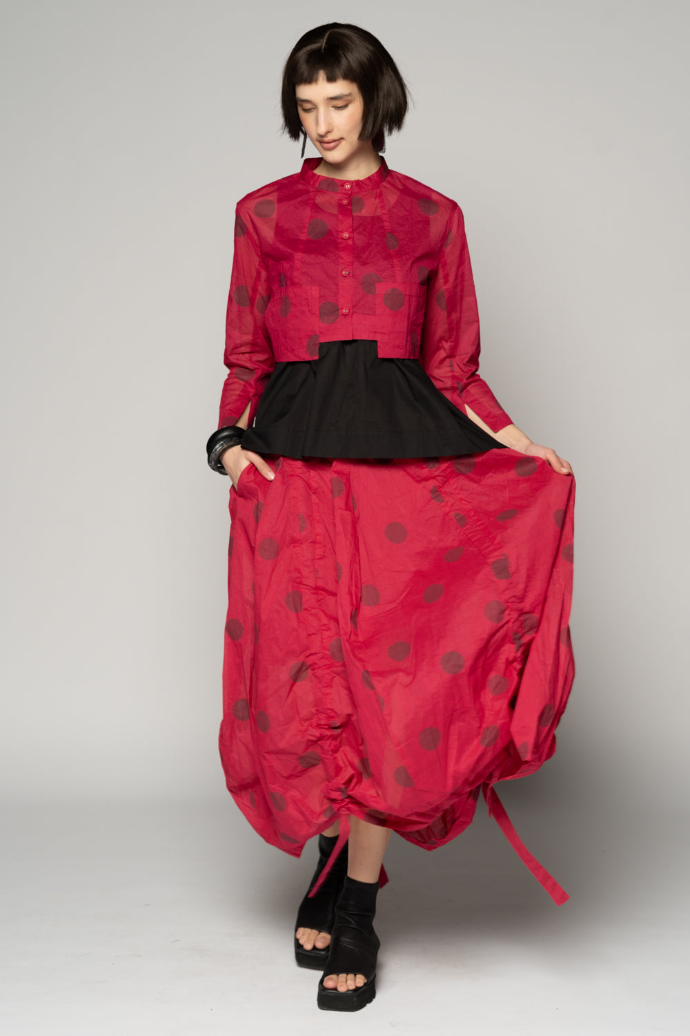 Dotto Rose Gather Skirt