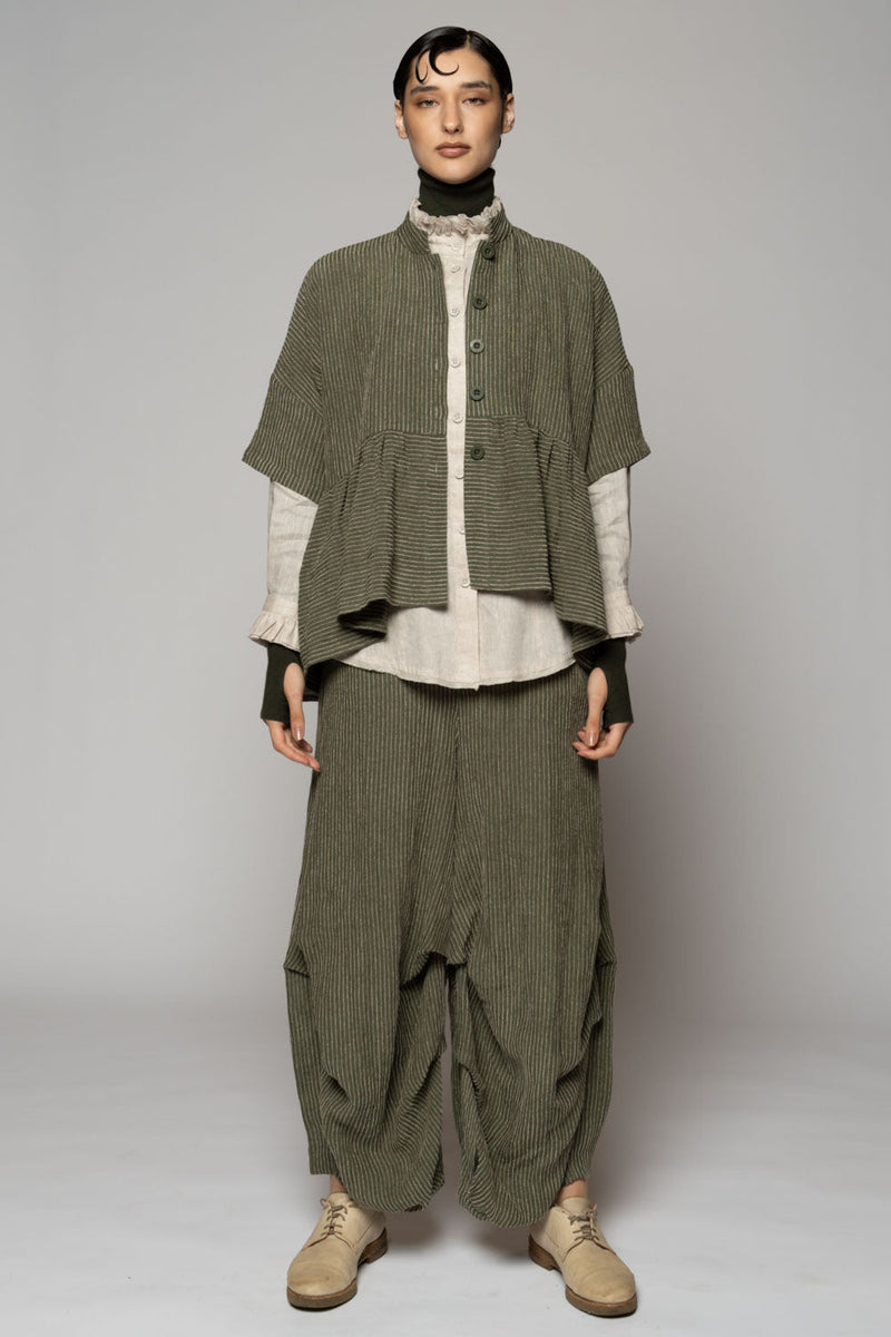 Ember Moss Gather Jacket