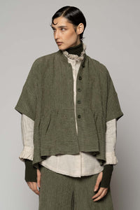 Ember Moss Gather Jacket