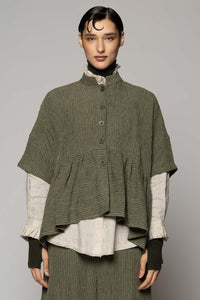 Ember Moss Gather Jacket