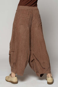 Ember Walnut Tuck Pant