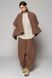 Ember Walnut Tuck Pant