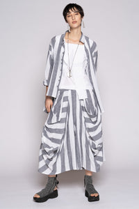 Celi Pants Black Stripe