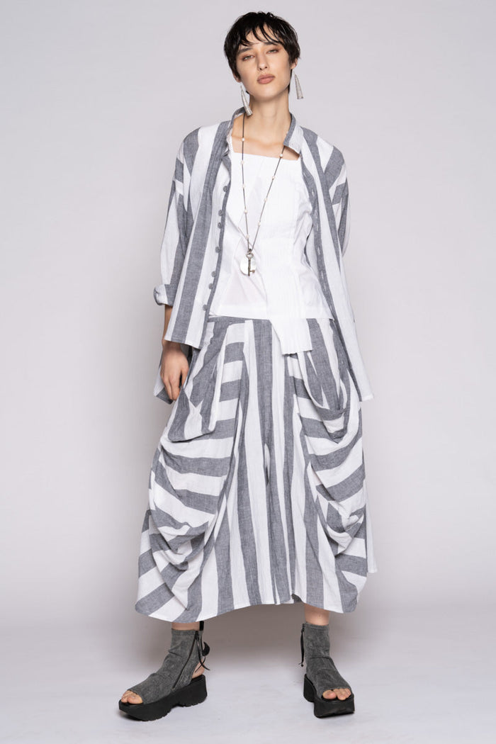 Celi Pants Black Stripe