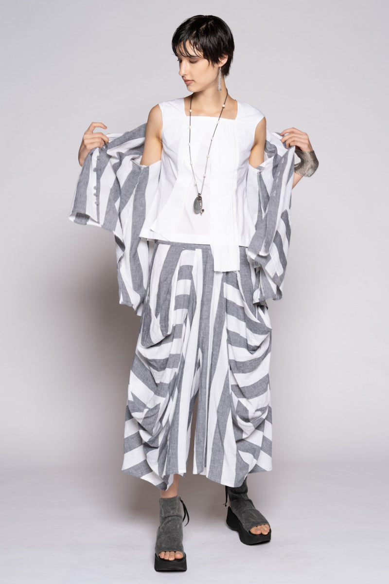 Celi Pants Black Stripe
