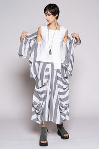 Celi Pants Black Stripe