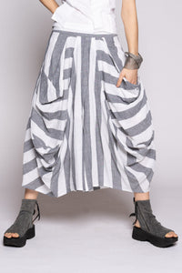 Celi Pants Black Stripe