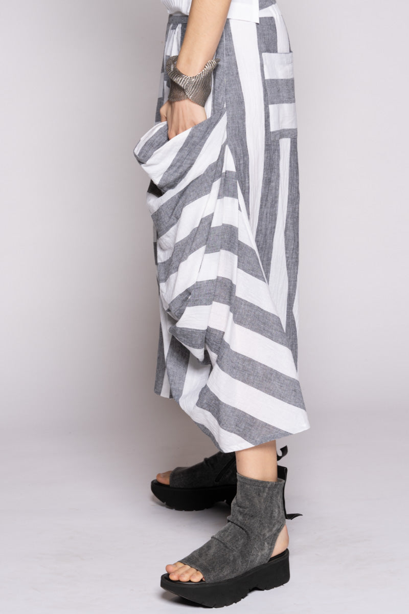 Celi Pants Black Stripe