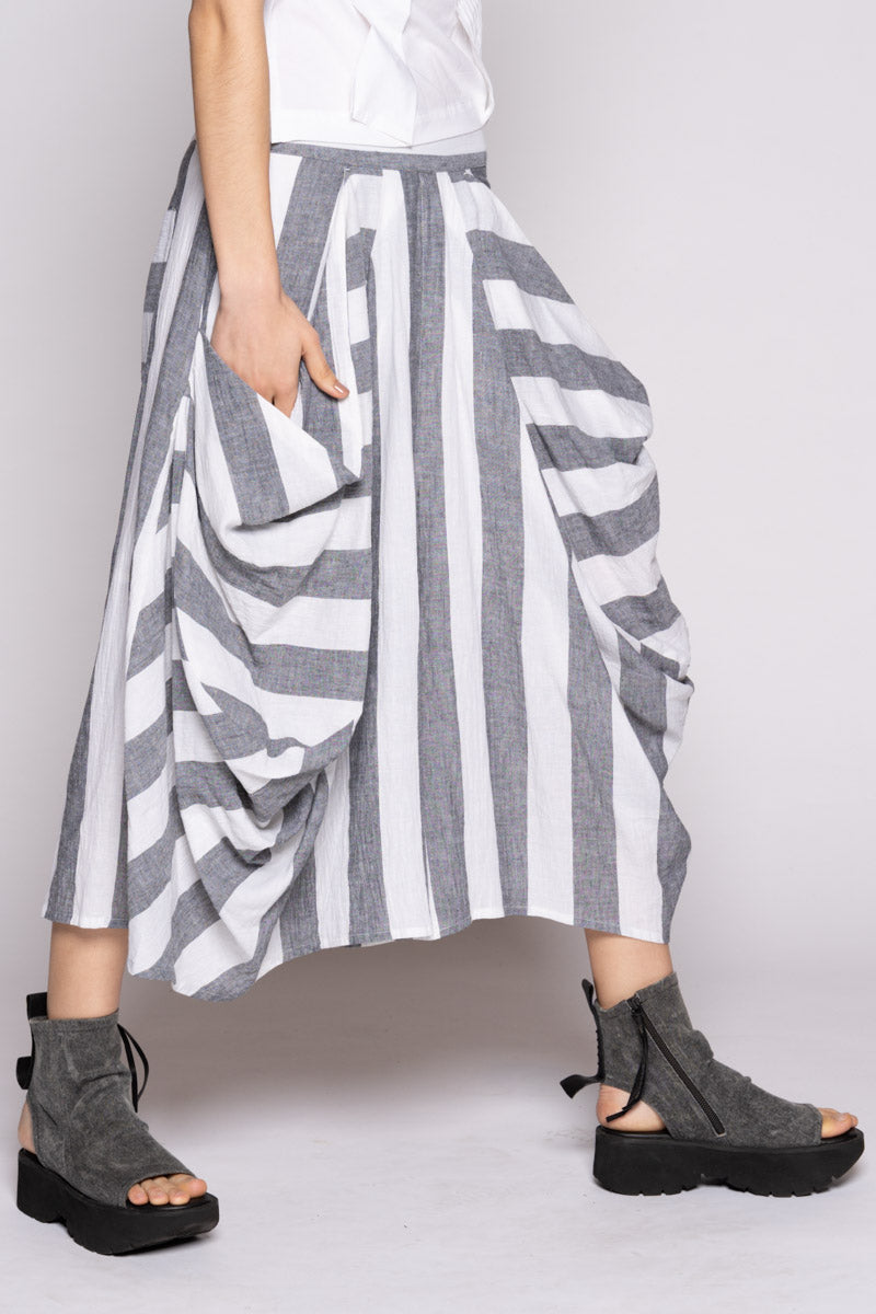 Celi Pants Black Stripe
