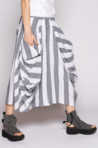 Celi Pants Black Stripe