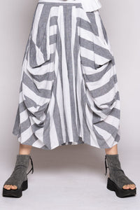 Celi Pants Black Stripe