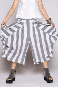 Celi Pants Black Stripe