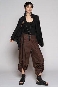 Strata Tuck Pants Truffle