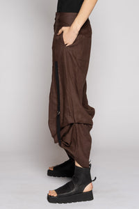 Strata Tuck Pants Truffle