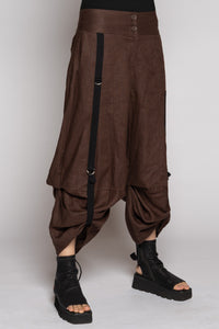 Strata Tuck Pants Truffle