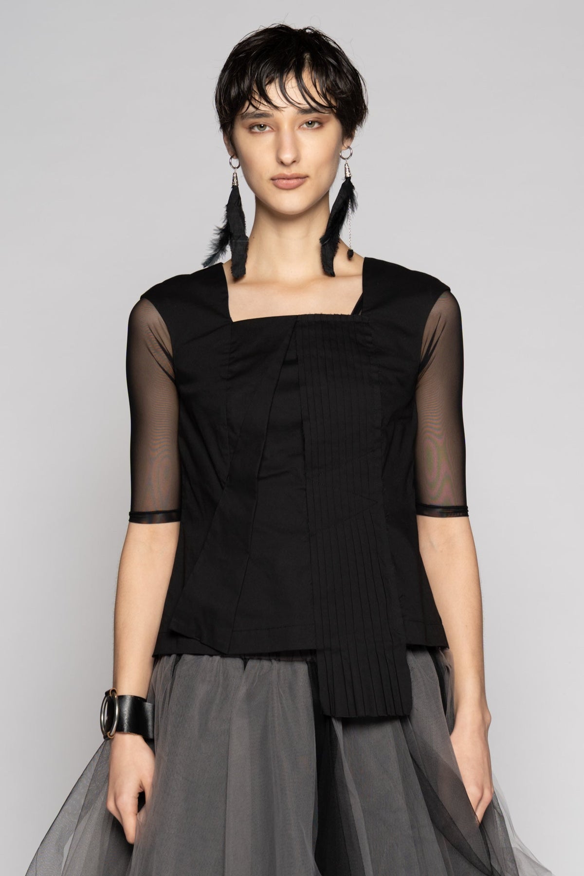 Overtone Top Black