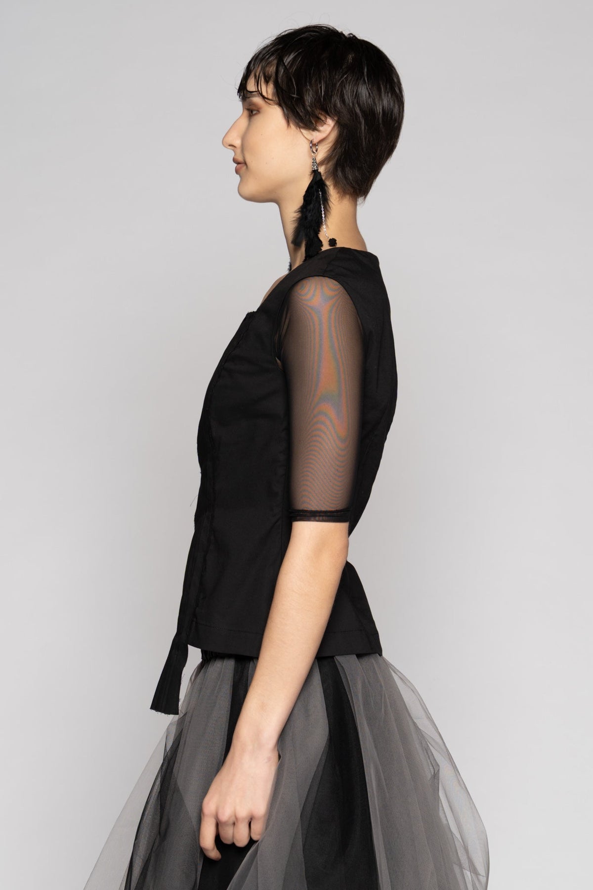 Overtone Top Black