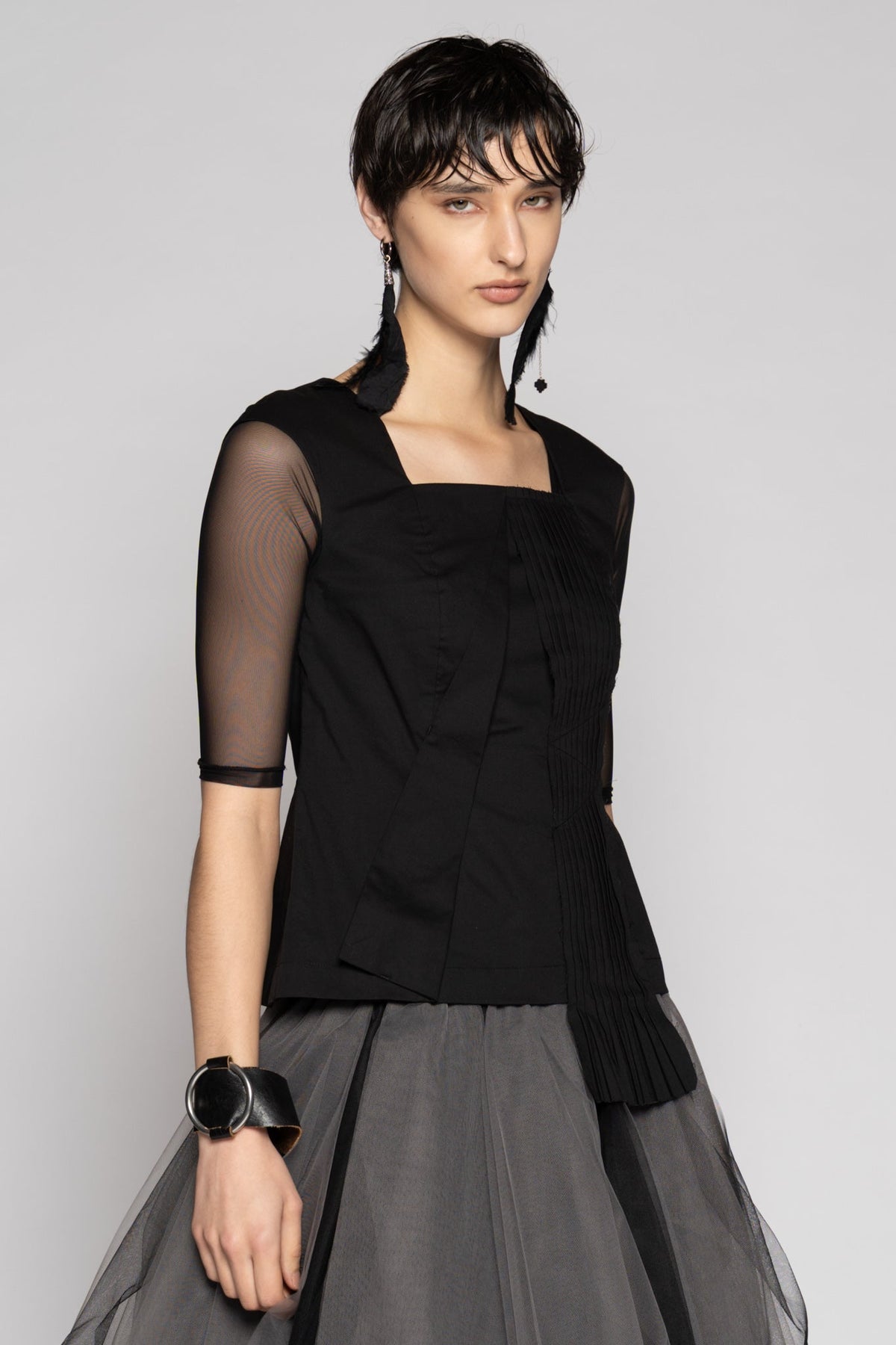 Overtone Top Black