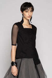 Overtone Top Black