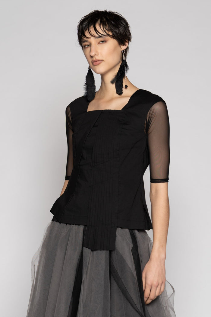 Overtone Top Black