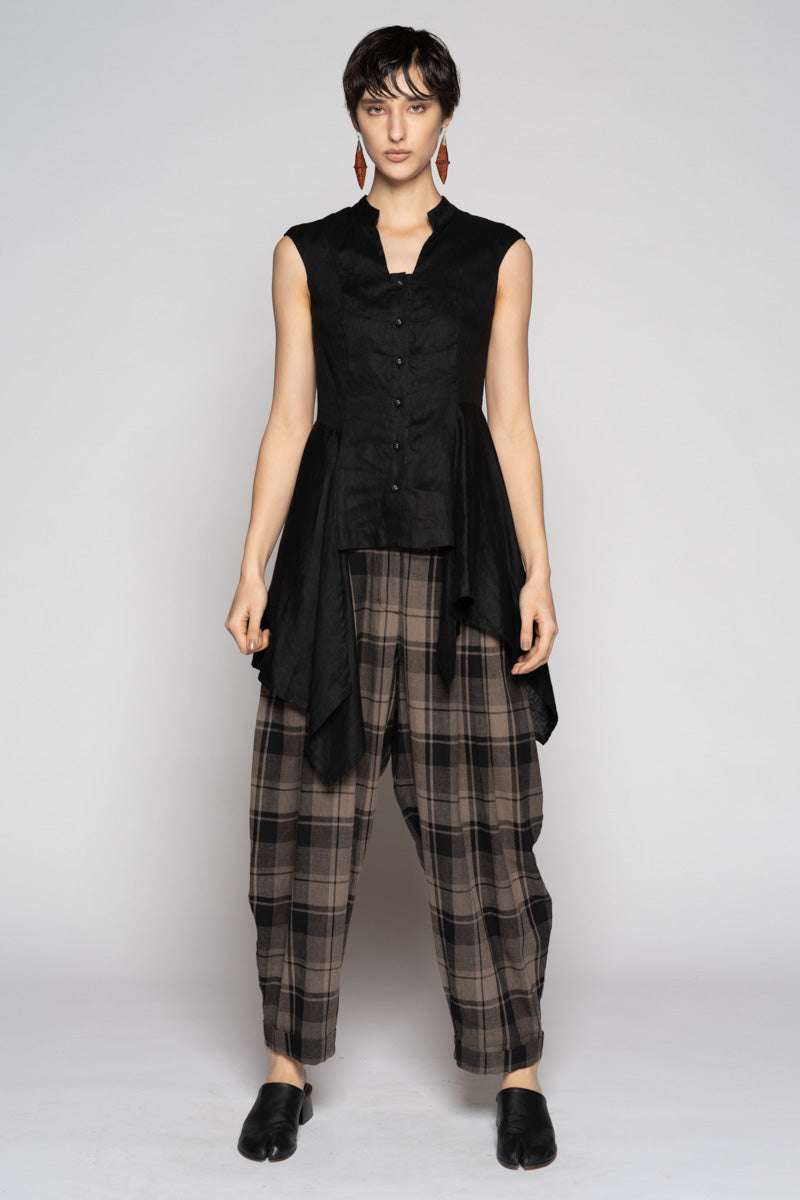 Chromate Drape Top Black