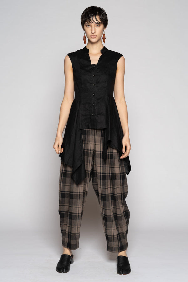 Chromate Drape Top Black