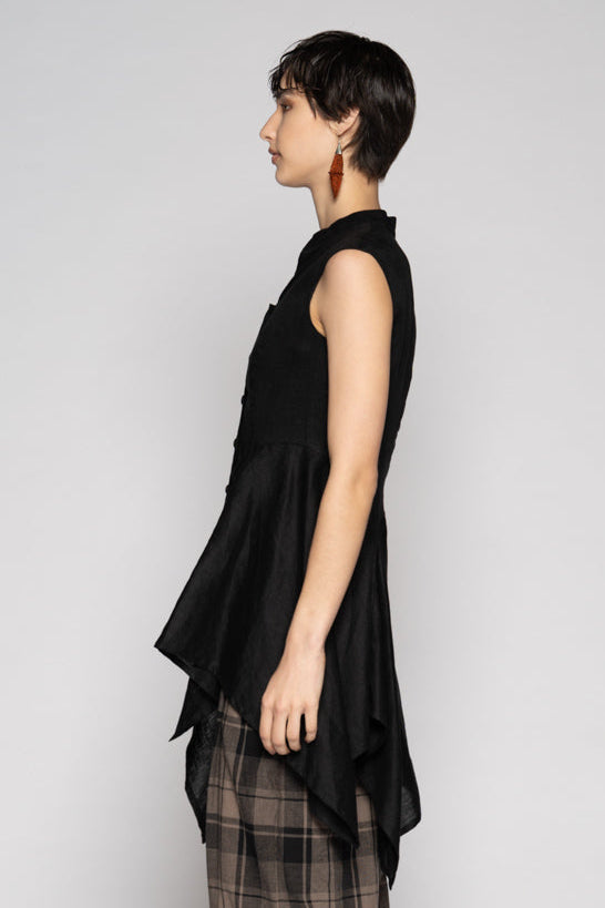 Chromate Drape Top Black
