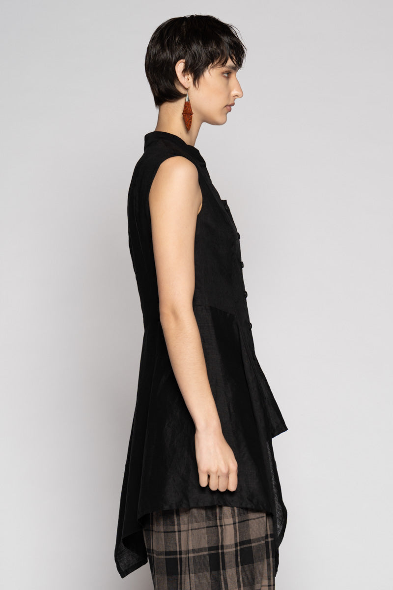 Chromate Drape Top Black