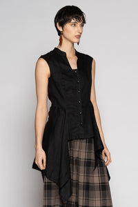Chromate Drape Top Black