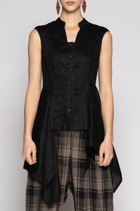 Chromate Drape Top Black