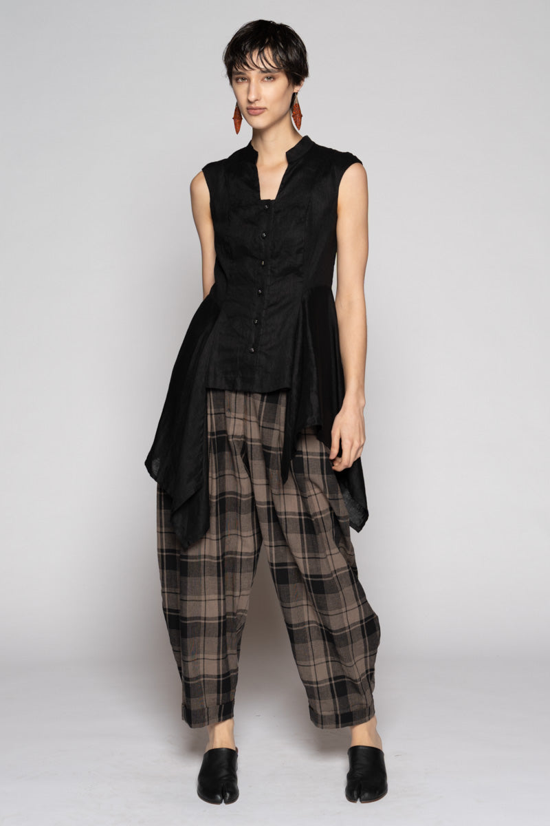 Chromate Drape Top Black