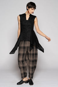 Chromate Drape Top Black
