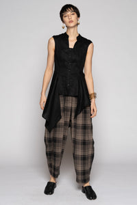 Chromate Drape Top Black