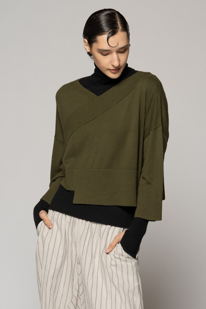 Casa Knit Top Moss