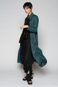 Halo Gather Dress Jade