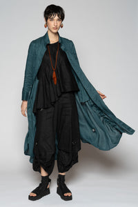 Halo Gather Dress Jade