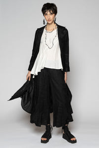 Halo Gather Dress Black