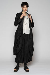 Halo Gather Dress Black