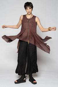 Bloom Drape Top Plum