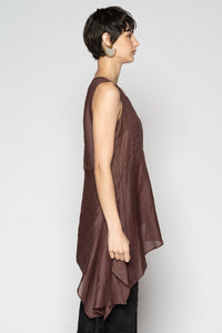 Bloom Drape Top Plum