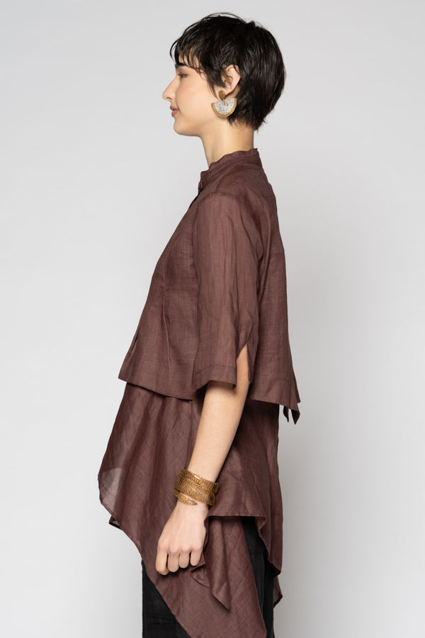 Bloom Short Jacket Plum