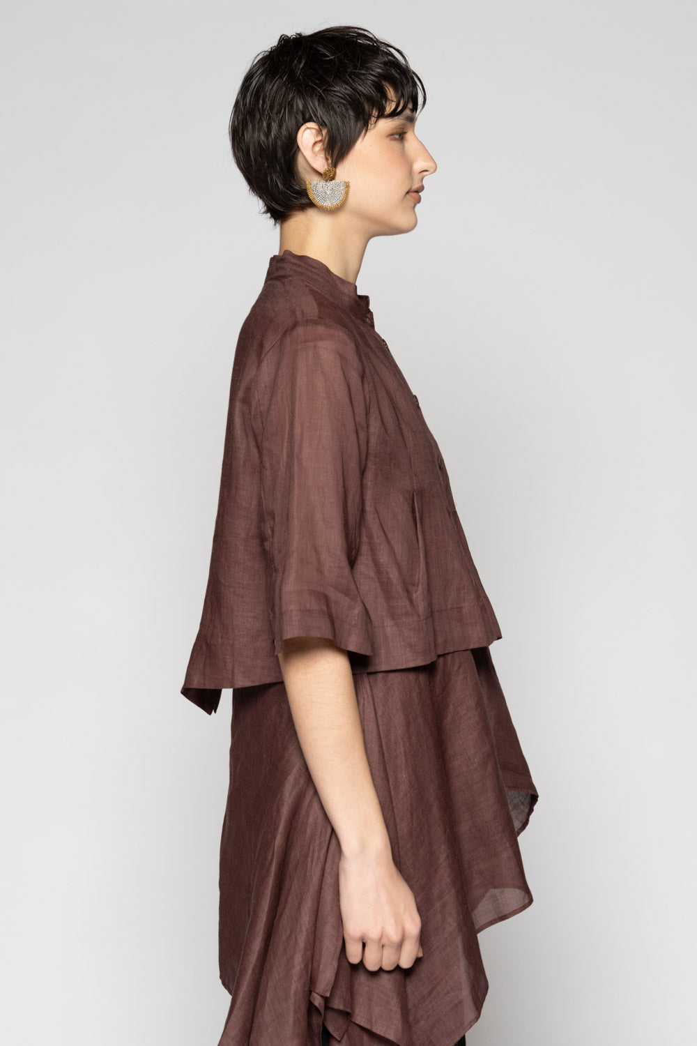 Bloom Short Jacket Plum